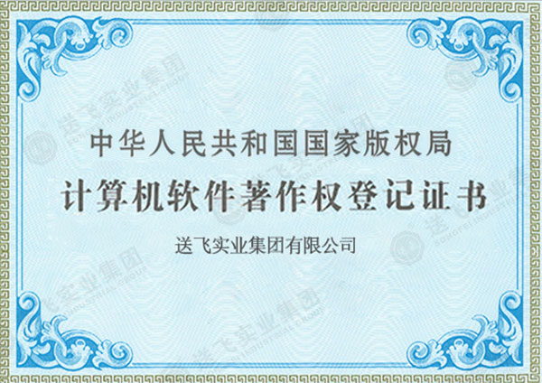 計(jì)算機(jī)軟件著作權(quán)登記證書(shū)：3項(xiàng)